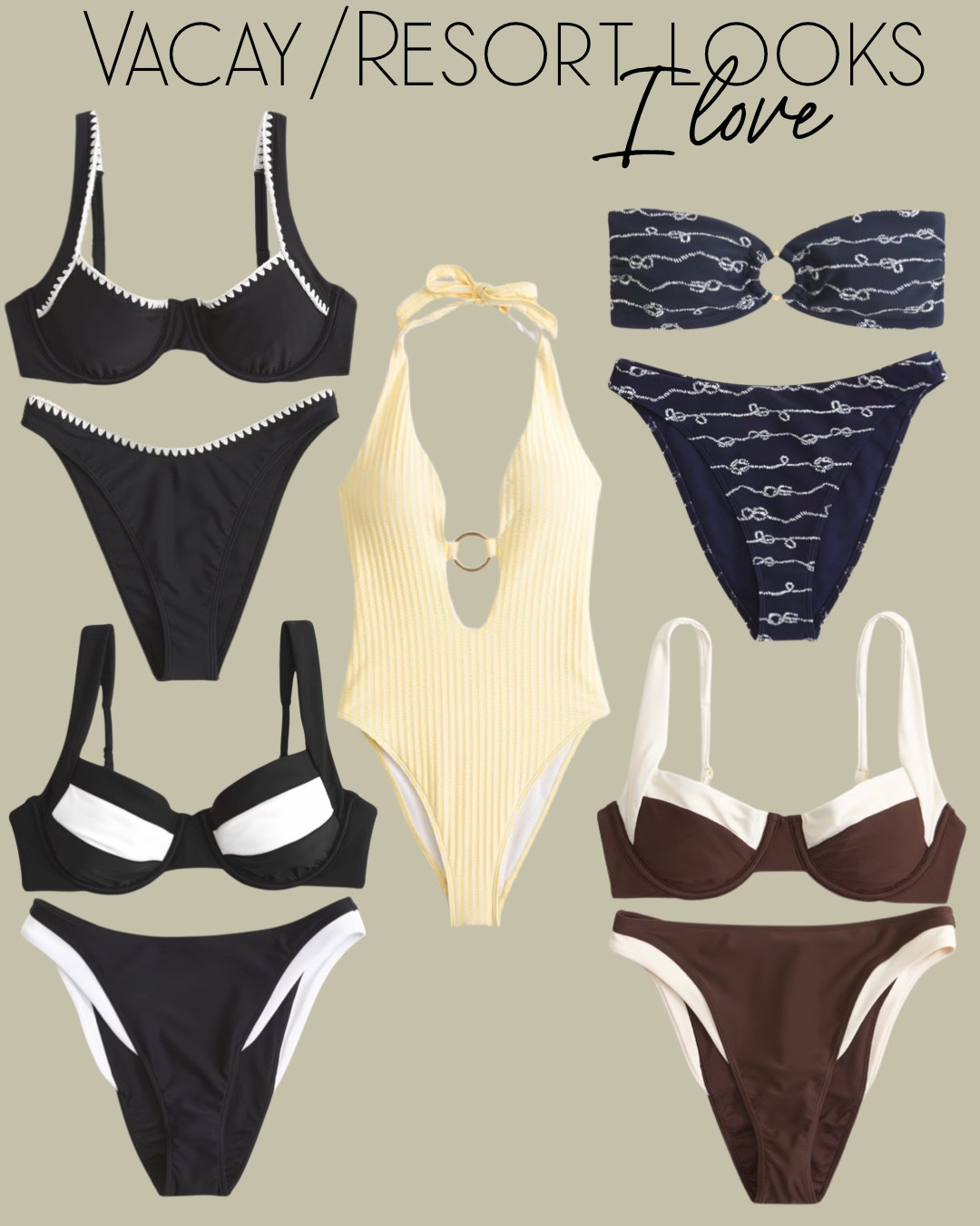 Resort wear Abercrombie bikini swimsuit one piece vacation 

#LTKPetite #LTKTravel #LTKFindsUnder50