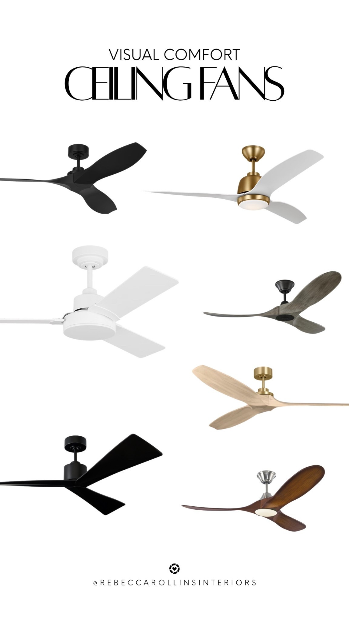 Ceiling fans can sometimes be a major eye sore, and where I typically don’t prefer them, a lot of homes need them due to the outside temperatures! These are the ones I prefer by Visual Comfort, and I always use them in my projects in Los Angeles!

#ceilingfans #lighting #homeinterior

#LTKHome #LTKSaleAlert