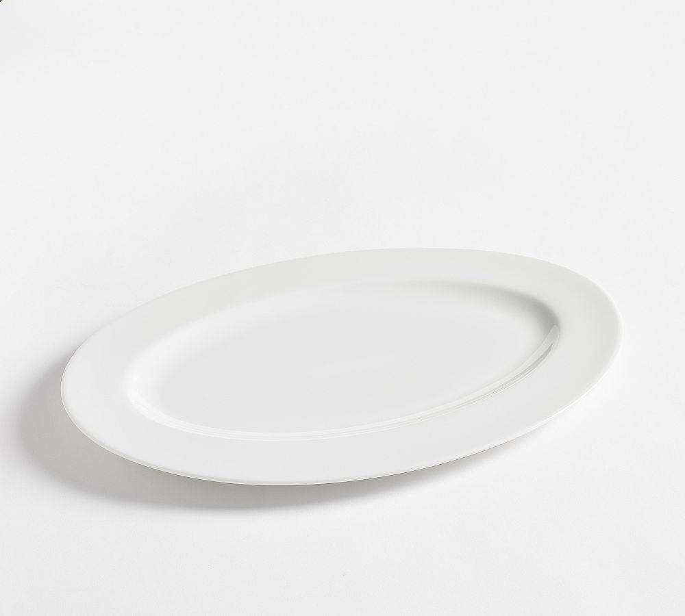 Porcelain Oval Serving Platter - White | Pottery Barn (US)