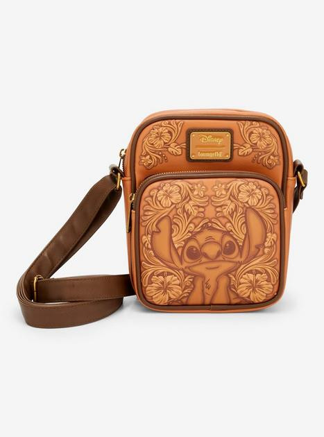 Loungefly Disney Lilo & Stitch Tonal Stitch Carving Crossbody Bag - BoxLunch Exclusive | BoxLunch | BoxLunch