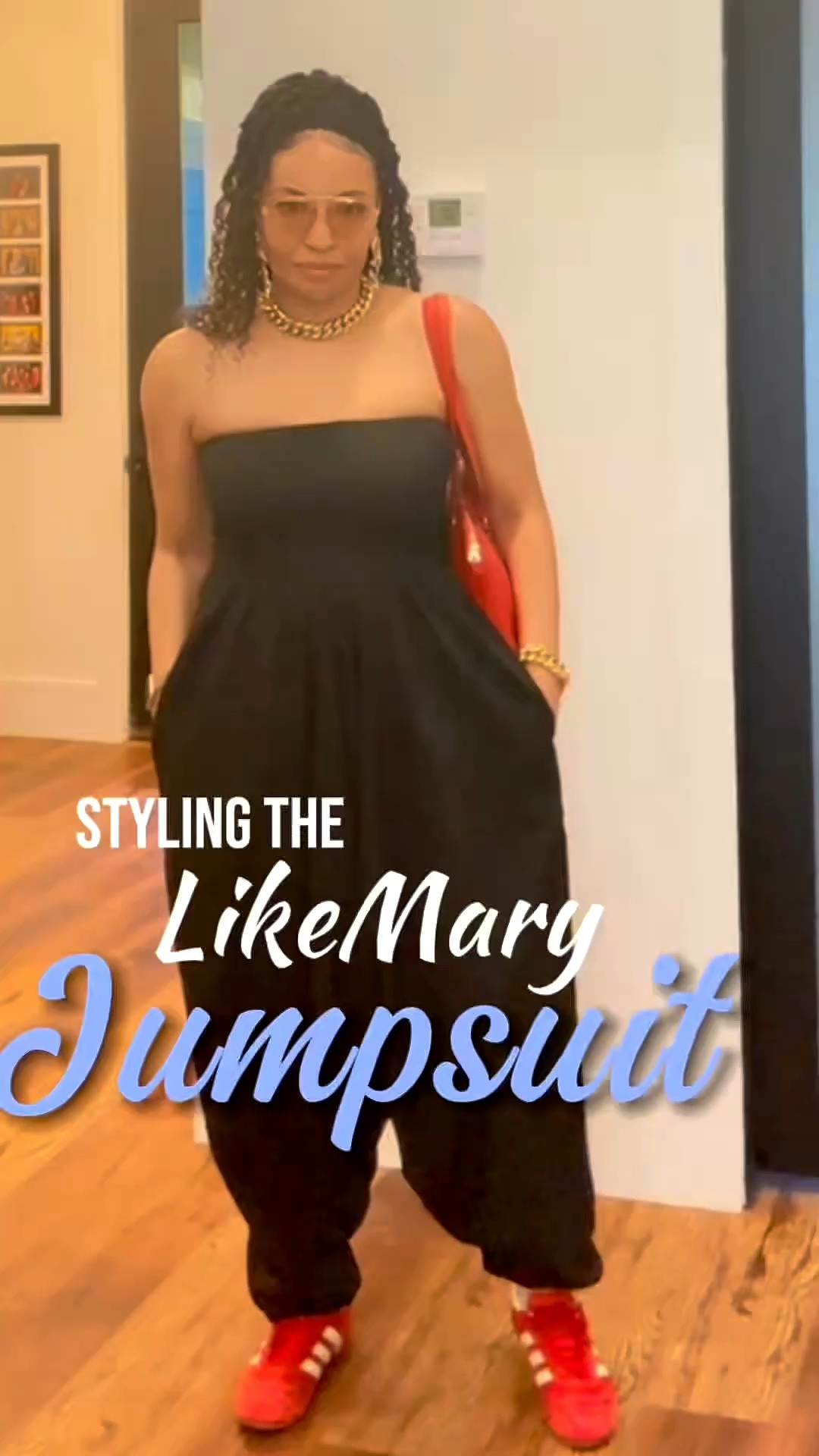 3 ways to style this LikeMary black harem jumpsuit 🖤
Look 1: Red sneakers + tote (bold statement)
Look 2: Gold sneakers + crossbody (luxe casual)
Look 3: Gold sandals + clutch (elevated minimal)
Versatile, flattering, and easy to dress up or down.

Everything linked here ✨

 #amazonfinds #ltkstyle #versatilestyle #capsulewardrobe #effortlessstyle #blackjumpsuit #howtostyle #fashionover40 #luxuryonabudget

#LTKActive #LTKOver40 #LTKootd