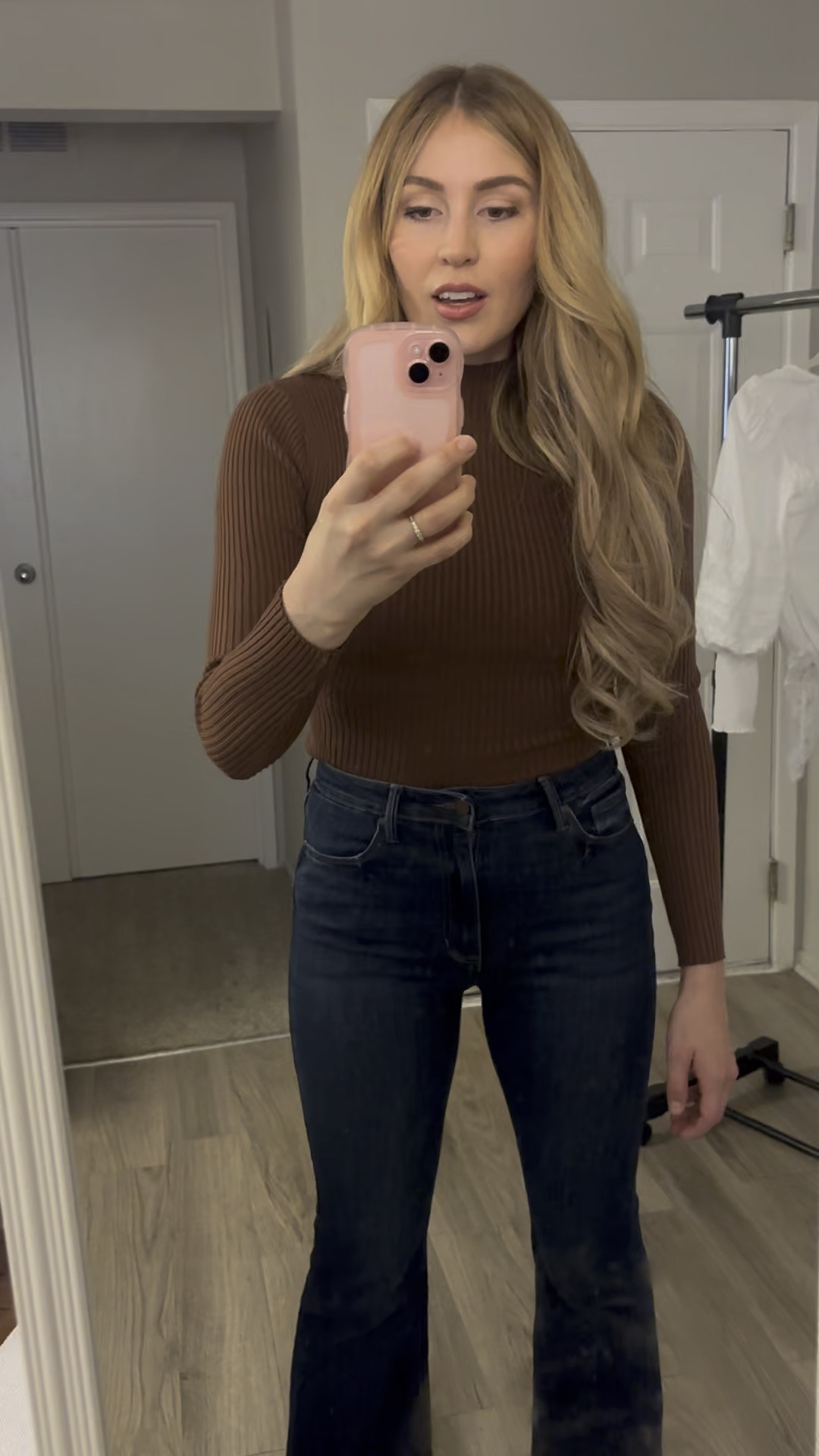 Vision Of Charm Chocolate Ribbed Top S red dress 

#LTKGiftGuide #LTKHolidaySale #LTKHoliday