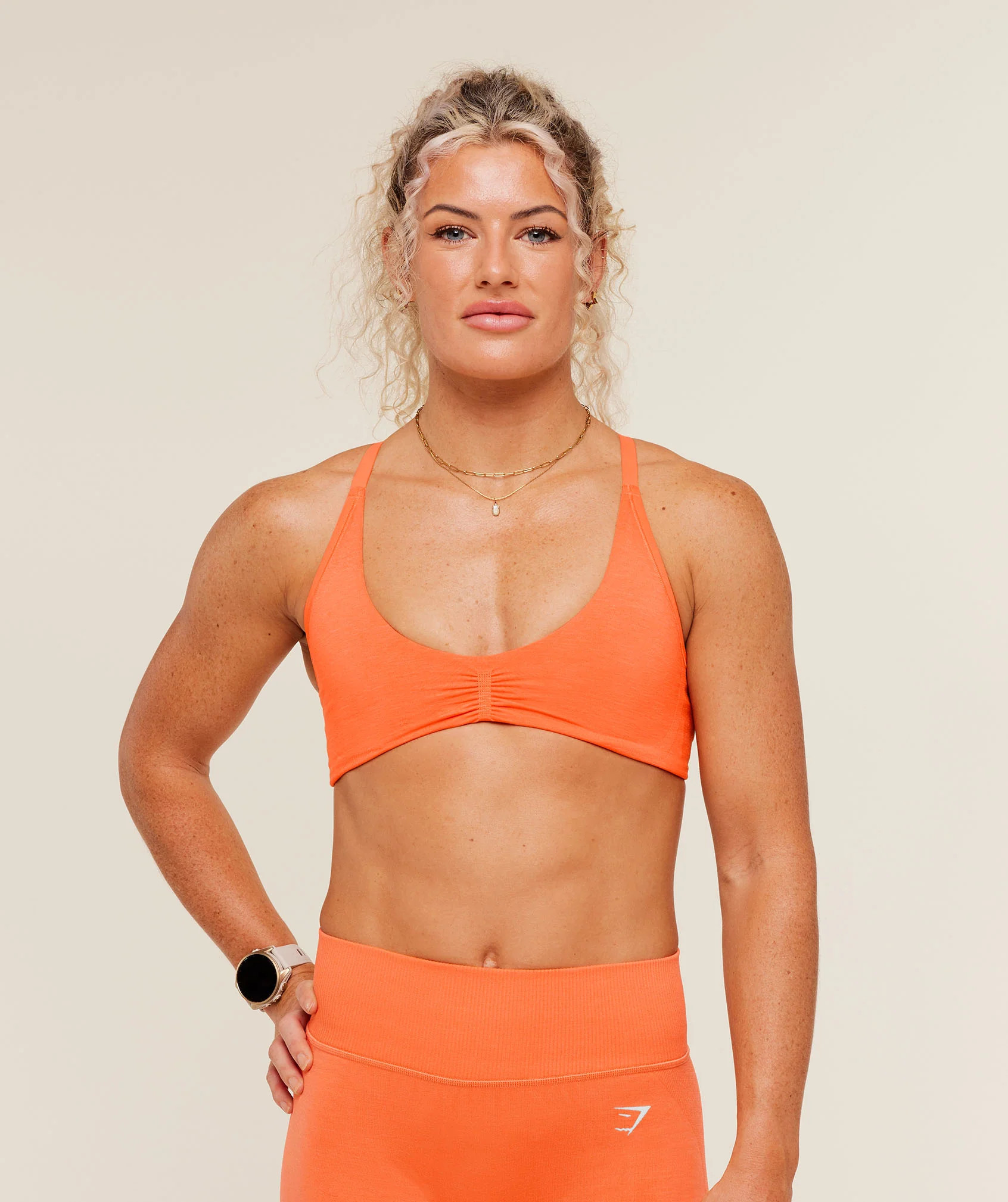 Interval Seamless Light Support Sports Bra | Gymshark US
