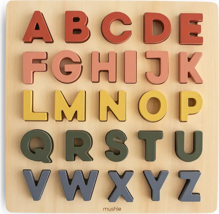 Mushie Wooden Alphabet Puzzle | Nordstrom | Nordstrom