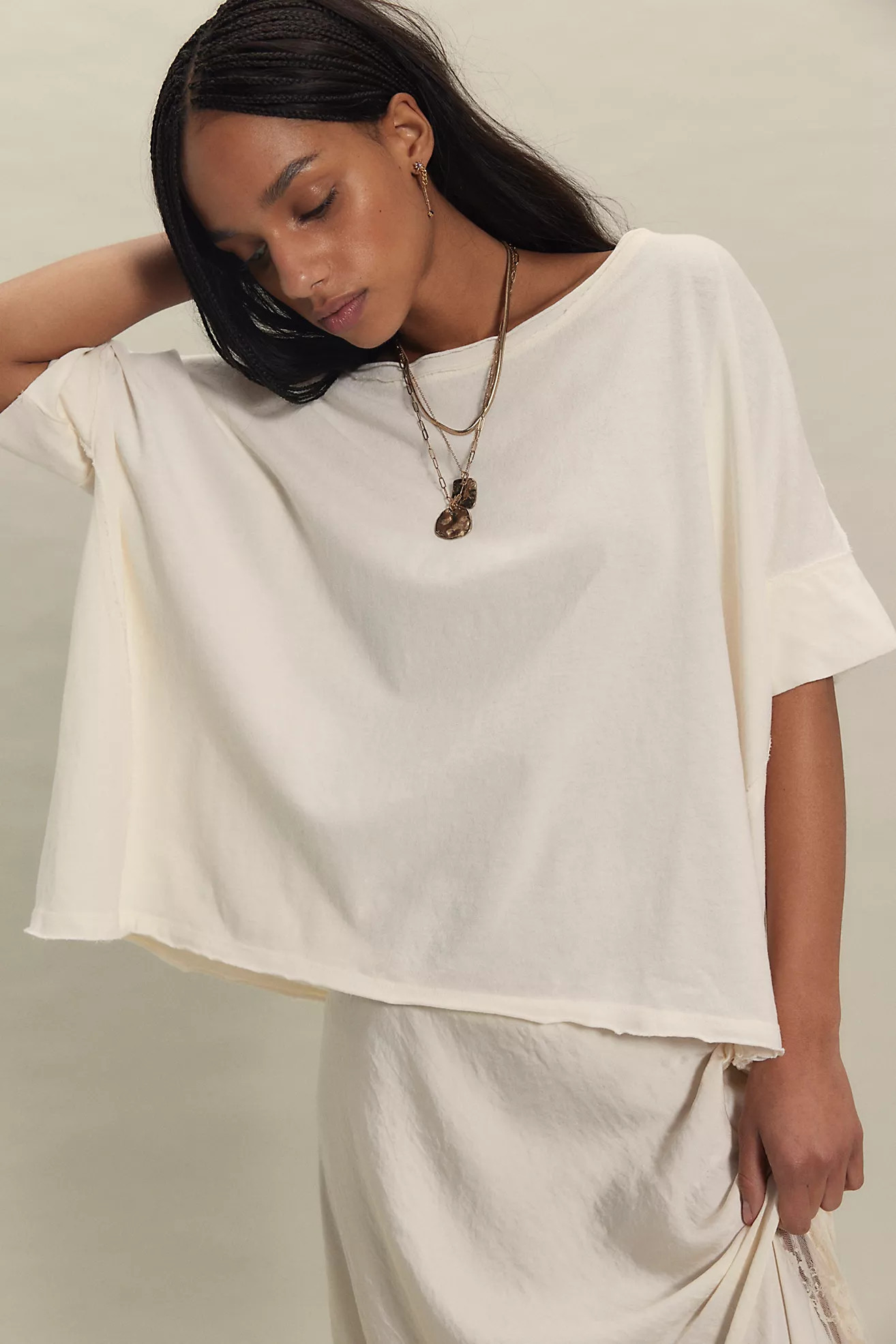 We The Free Rex Oversized Cotton Tee | Free People (Global - UK&FR Excluded)