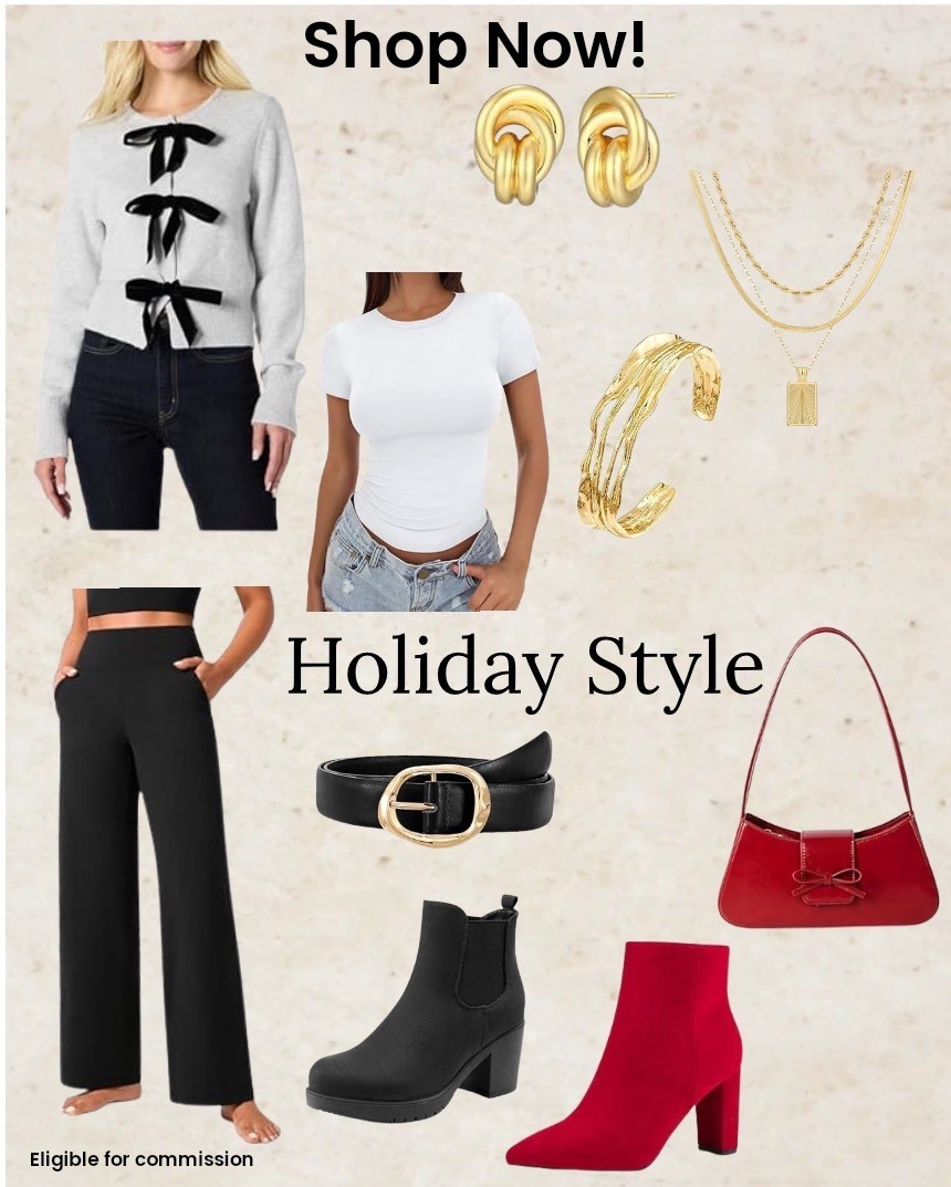 Chic holiday style! Affordable Amazon finds! 

#LTKHoliday #LTKootd #LTKFindsUnder50