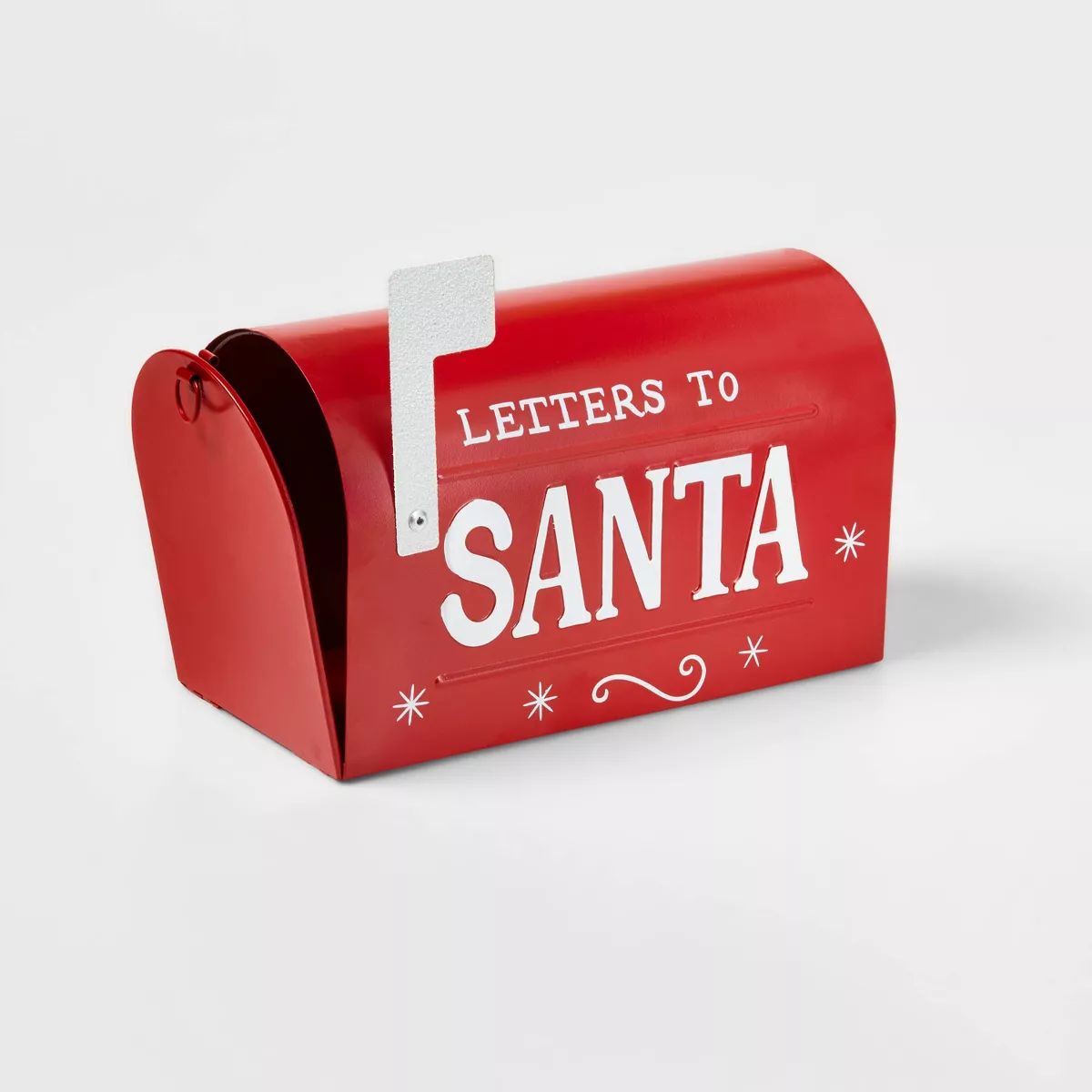 5.5" 'Letters to Santa' Metal Mailbox Decorative Christmas Figurine Red - Wondershop™ | Target