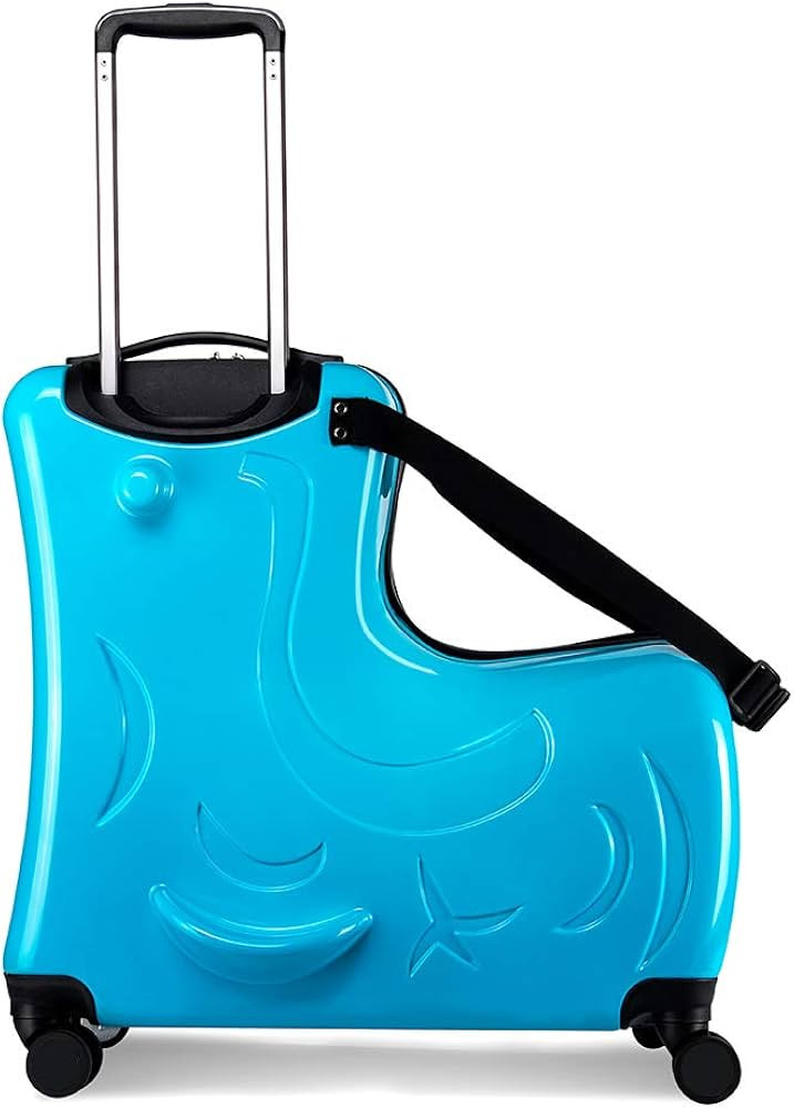 N-A AO WEI LA OW Duffel Bag for Kids Ride-On Suitcase Carry-On Luggage with Wheels suitcase fits ... | Amazon (US)