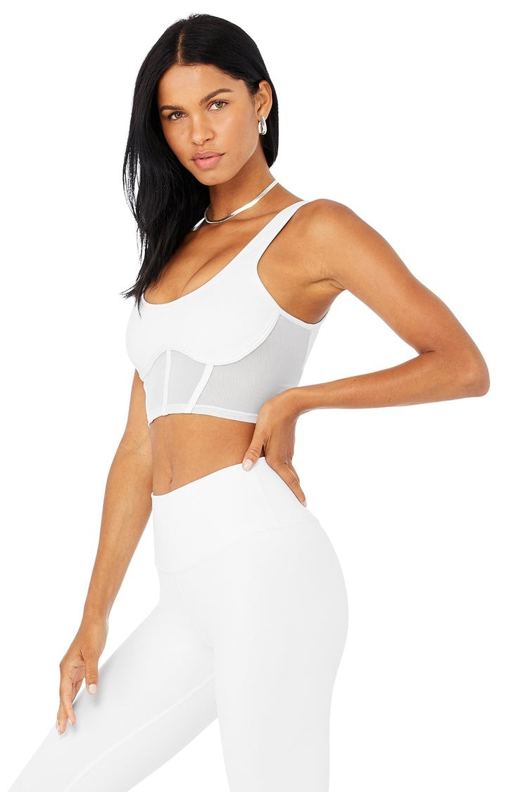 Airbrush Mesh Corset Tank | Alo Yoga (US)