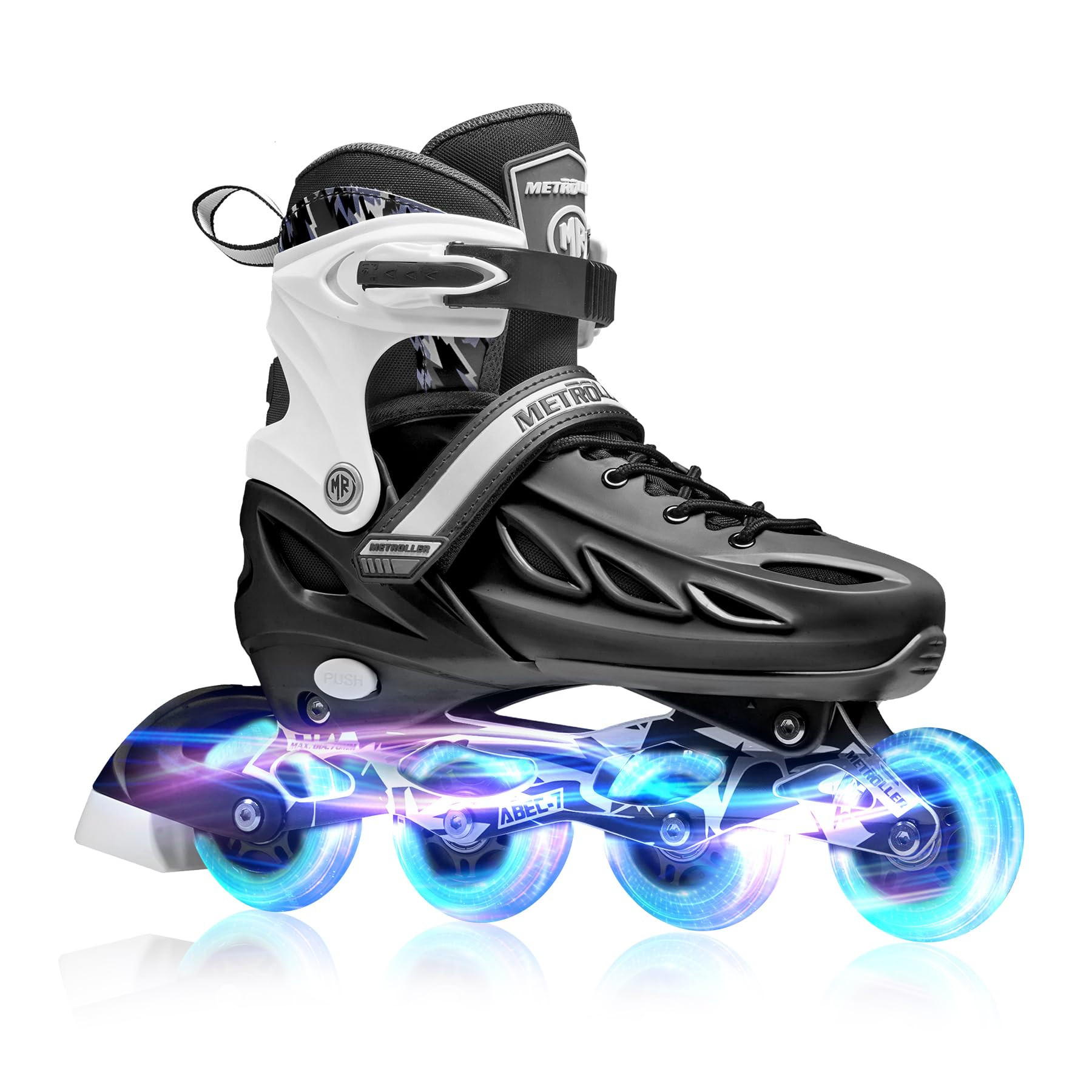 METROLLER Inline Skates for Girls and Boys, Women, Men 4 Sizes Adjustable Inline Skates with Ligh... | Amazon (US)