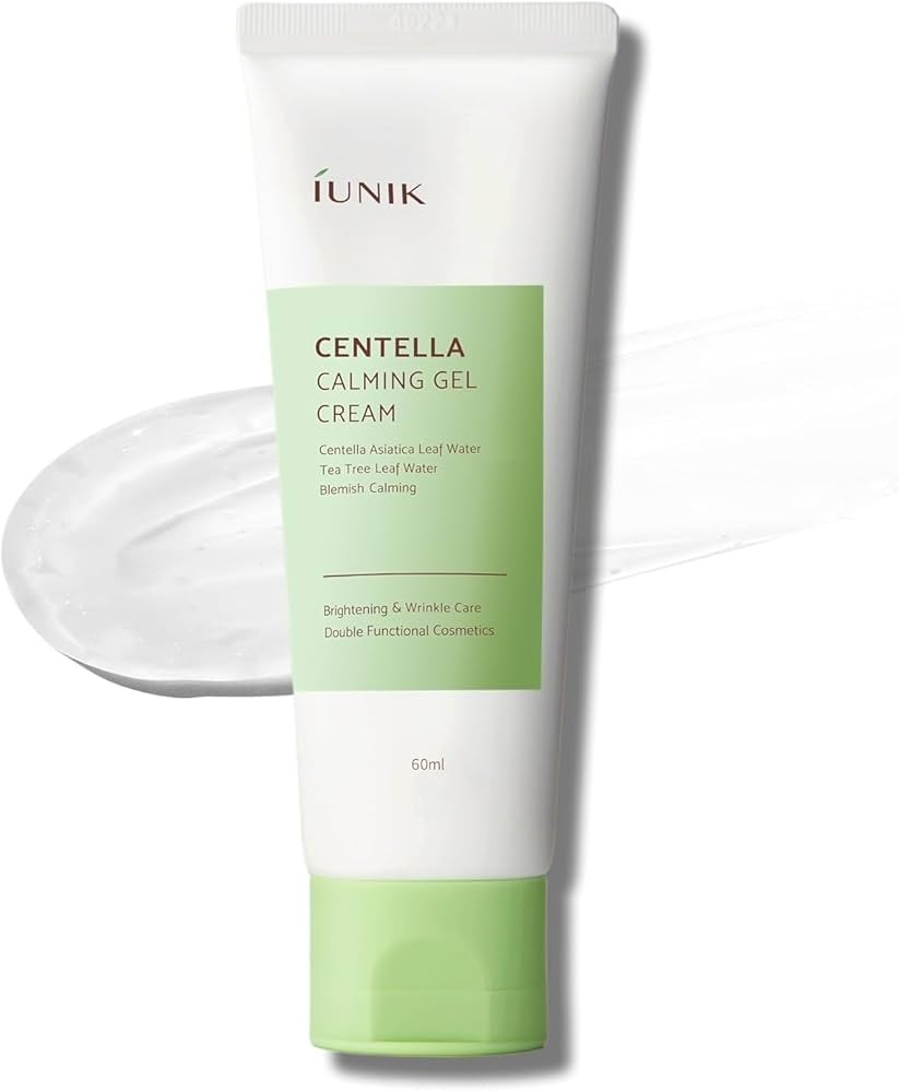 IUNIK Centella Calming Gel Cream Vegan Non-Sticky Moisturizing Blemish Care w/Centella Asiatica T... | Amazon (US)