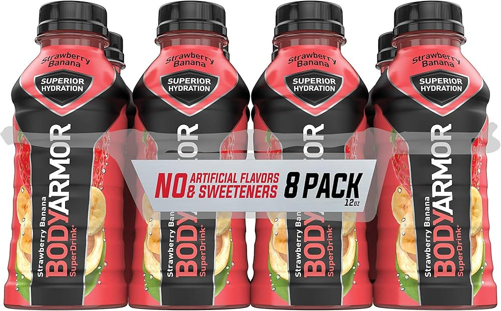 BODYARMOR Sports Drink Sports Beverage, Strawberry Banana, Natural Flavors With Vitamins, Potassi... | Amazon (US)