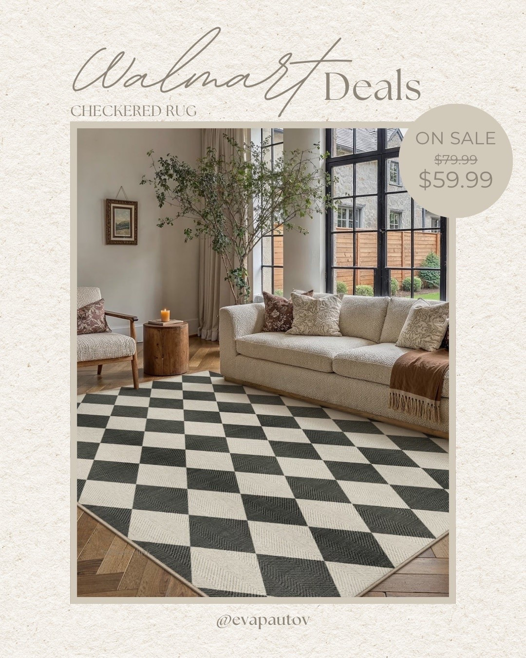 I can’t have the checkered floors of my dreams, so this checkered rug was the next best thing ✨

#LTKHome #LTKSaleAlert