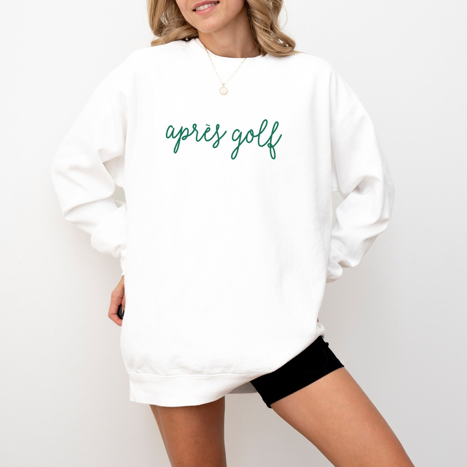 Golf Sweatshirt for Golfer Apres Golf Sweatshirt Gift for Golf Wife Golf Team Sweatshirt Golf Gif... | Etsy (US)