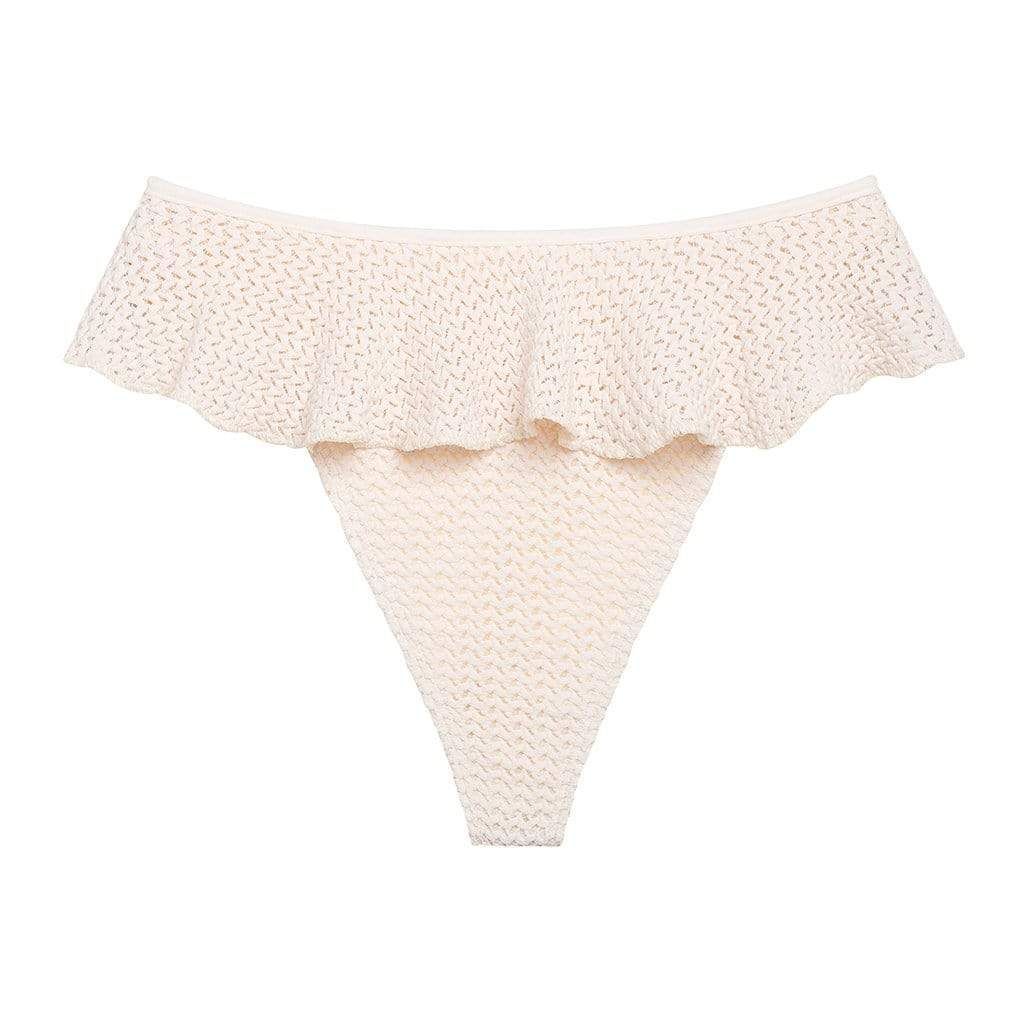 Bone Crochet Tamarindo Ruffle Bikini Bottom | Montce