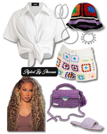 Crop Blouse and Crochet Shorts Outfit


Spring Outfits, Brunch Look, crochet knit shorts, crochet bucket hat, silver jewelry l, purple crochet bag, purple knit purse? Amazon Outfits, Resort Wear, Vacation Outfit

#LTKitbag #LTKstyletip #LTKshoecrush
