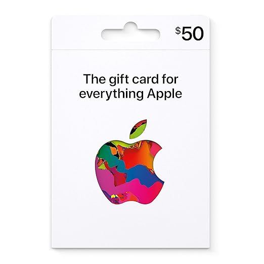 Apple Gift Card - App Store, iTunes, iPhone, iPad, AirPods, MacBook, accessories and more | Amazon (US)