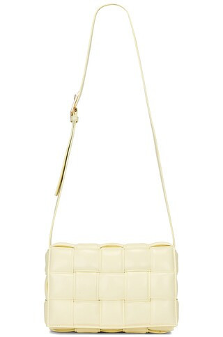 Bottega Veneta Padded Cassette Crossbody Bag in Cream | FWRD 