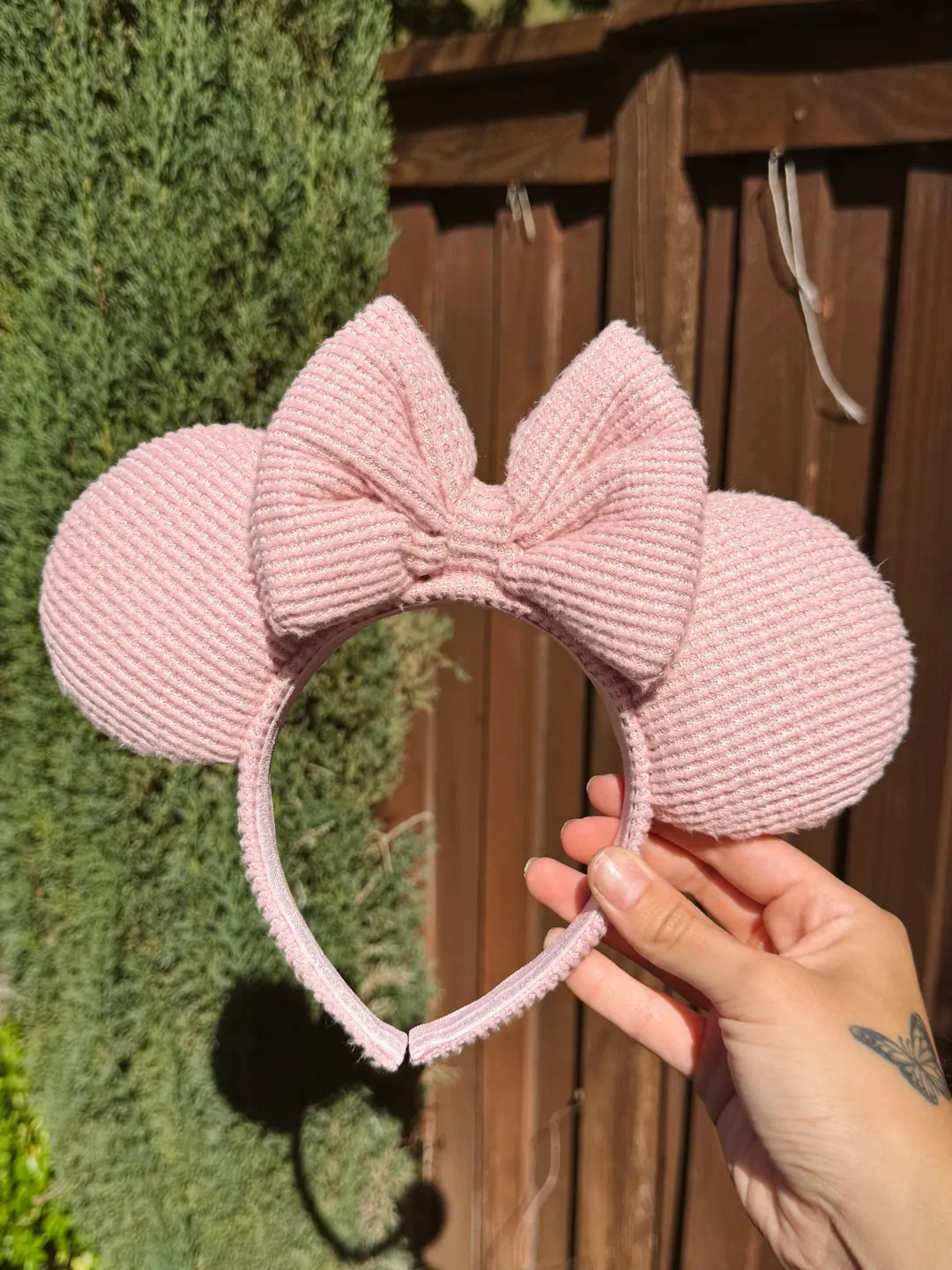 Pink Waffle Handmade Mickey Ears / Strawberry Milkshake Mickey Ears / Handmade Mickey Ears - Etsy | Etsy (US)