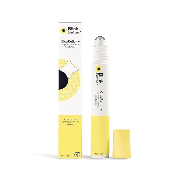 CicaRoller+ Depuffing Eye Roller Serum for Eyelids and Under Eyes – Cooling Rollerball with 2.5... | Amazon (US)