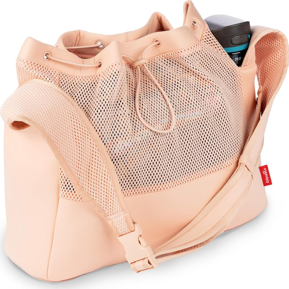 Odyseaco Small Gym Bag for Women - Lightweight Waterproof Stylish Gym Accessory | Amazon (US)
