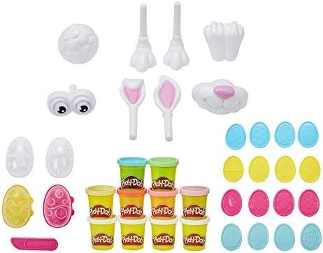 Play-Doh Easter Basket Toys 25-Piece Bundle; Make Your Own Easter Bunny Kit with Easter Eggs, Sta... | Amazon (US)