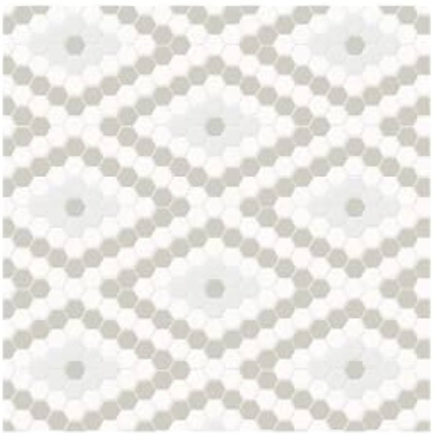 BuildMyplace Soho Morning Blend Diamond Pattern Matte Glazed Porcelain Mosaic Floor and Wall Tile... | Amazon (US)