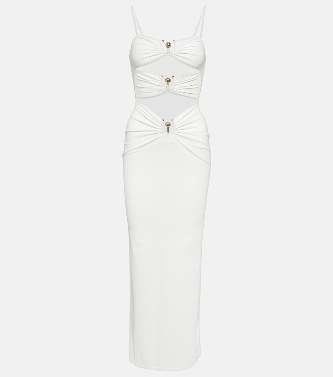 Pierced Orbit cutout midi dress | Mytheresa (UK)