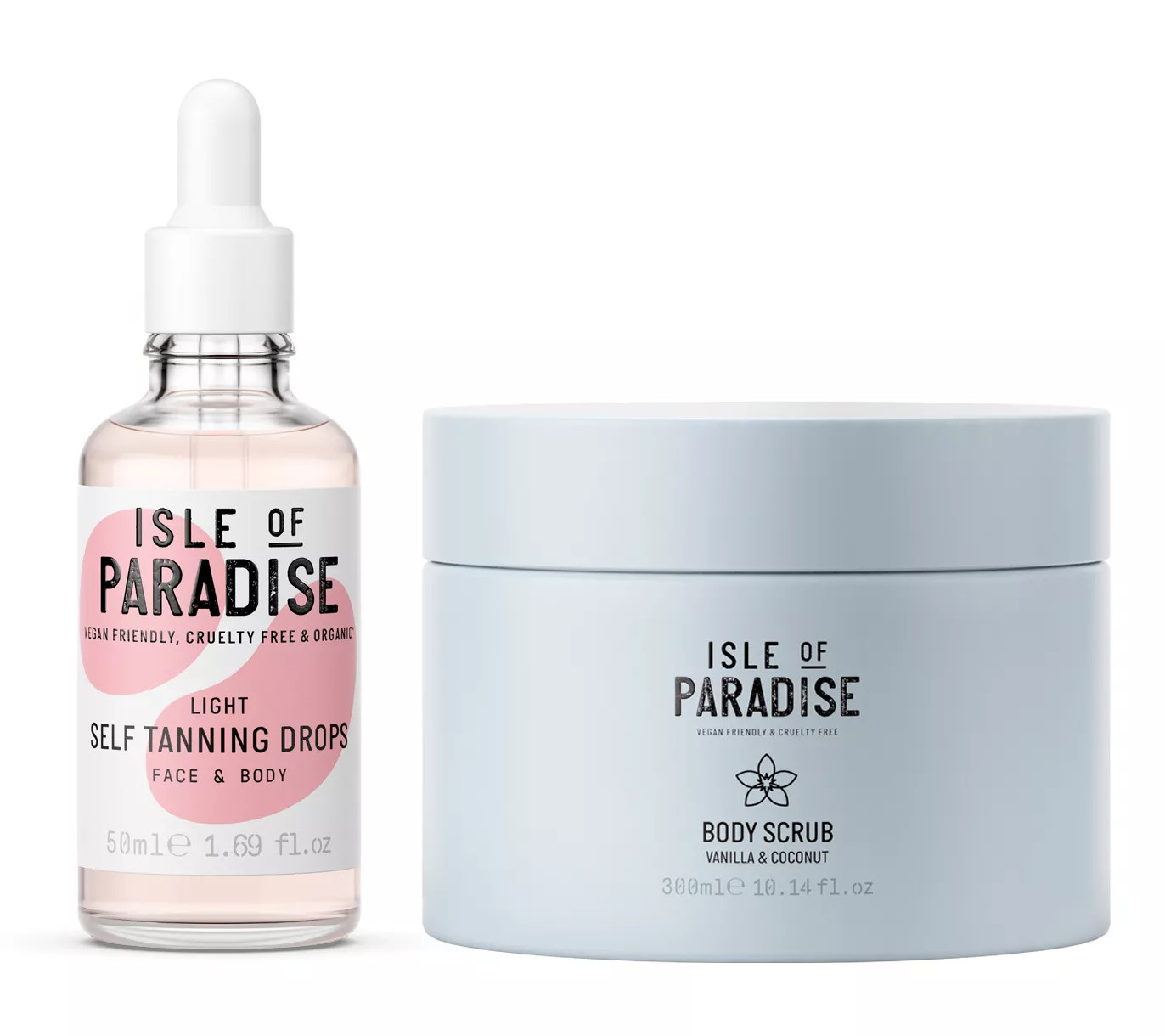 Isle of Paradise Super-Size Self-Tanning Drops w/ Scrub - QVC.com | QVC