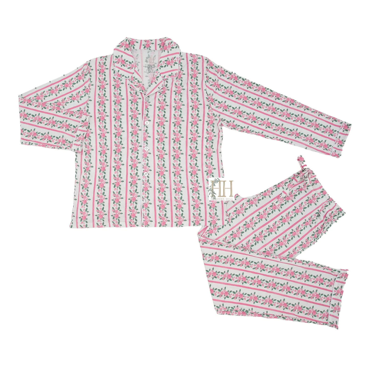 The Lynlee Womens Button Down Loungewear Set | Hamner Hill