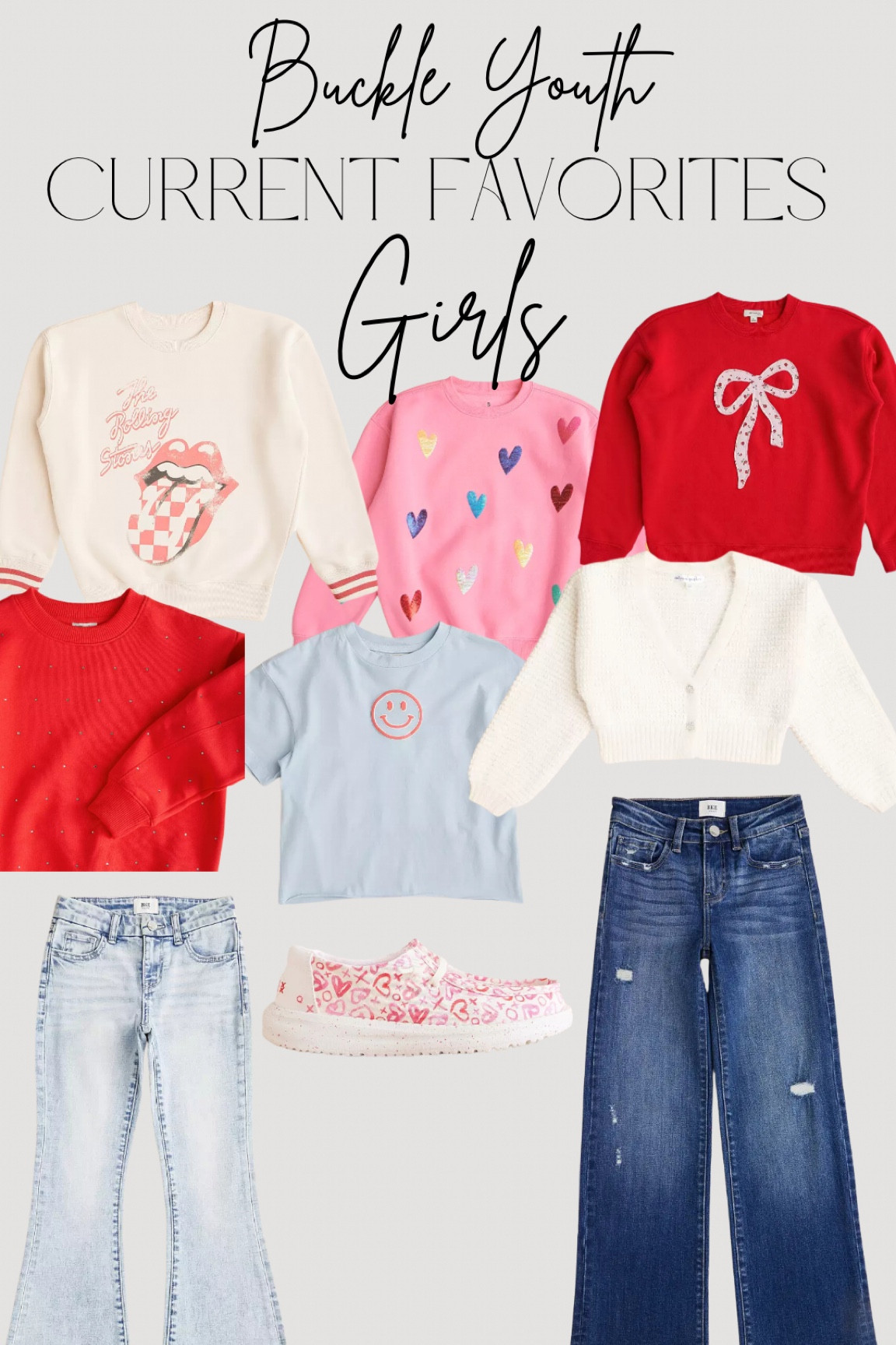 Valentine’s Day outfits your daughter will love! #girls #girlsstyle #girlsoutfits #kids #buckleyouth #buckle

#LTKFindsUnder50 #LTKKids #LTKFamily