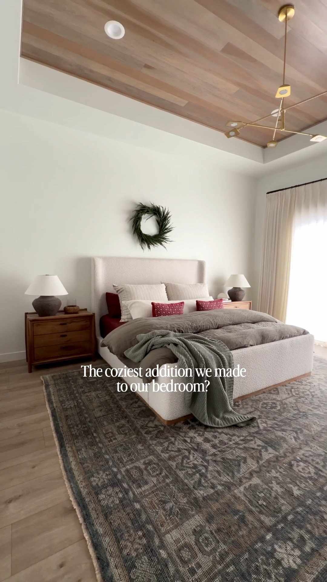 #ad Making sure every corner is cozy heading into 2026. 🔥 

Don’t miss @Wayfair’s End of Year Clearance sale, including up to 60% off and fast shipping! We love this electric fireplace, instantly add coziness to any space! 
#wayfair #wayfairpartner #liketkit #bedroom #primarybedroom #bedroominspo 

#LTKSaleAlert #LTKHome