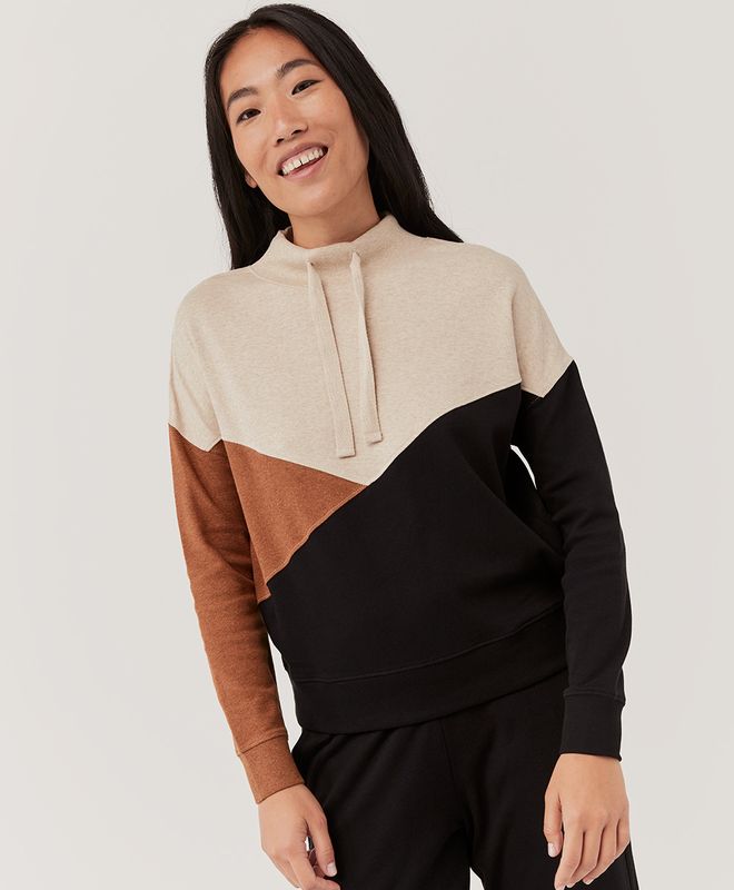 airplane colorblock pullover$75Made with Organic Cotton in a Fair Trade Factory.       4.5 star r... | Pact Apparel
