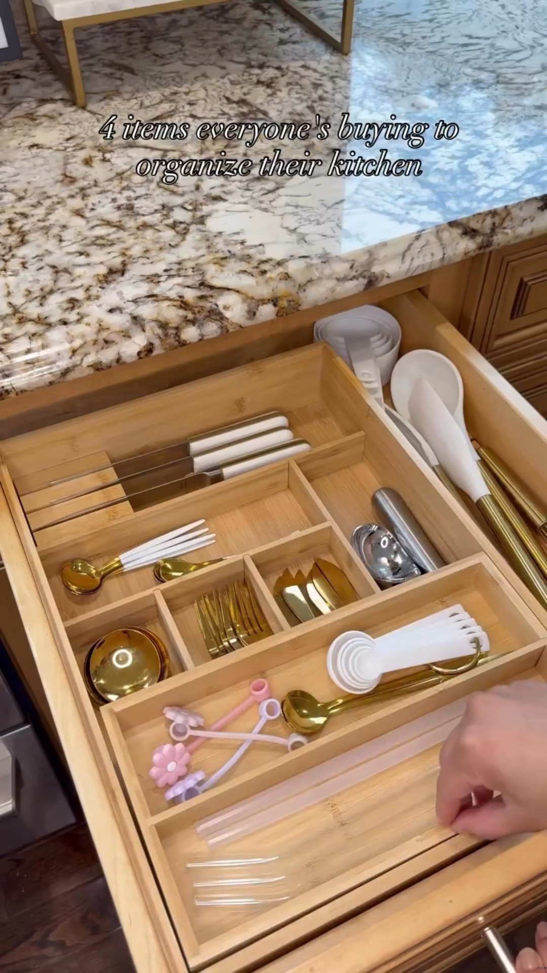 Kitchen finds that everyone is buying & loving from Amazon! These 4 finds I have been using for a long time and they are very practical! If I had to pick one 
It would be these pull-out cabinet organizers!! They were so easy to install without any tools! The smooth, quiet glide makes accessing everything so much easier and the sturdy design holds all my essentials securely! @amazon 
#founditonamazon 

#LTKStyleTip #LTKHome #LTKSaleAlert