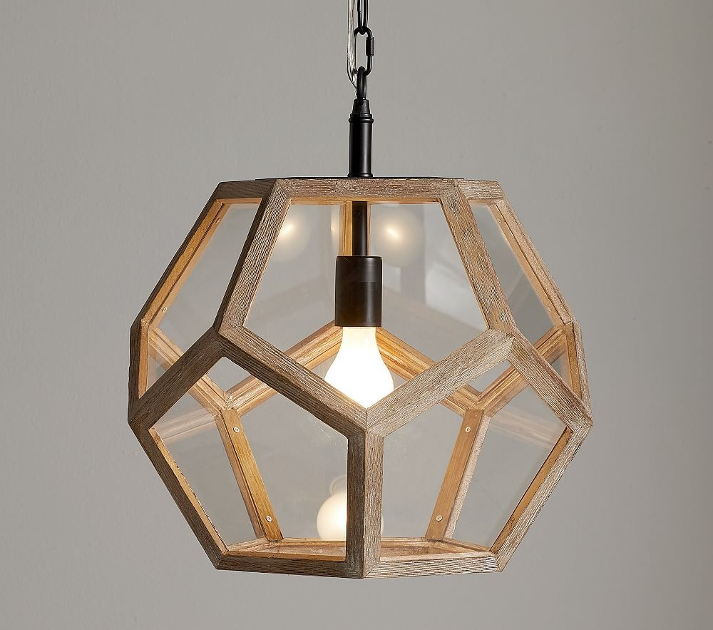 Pentagon Prism Pendant, Smoked Gray | Pottery Barn Kids