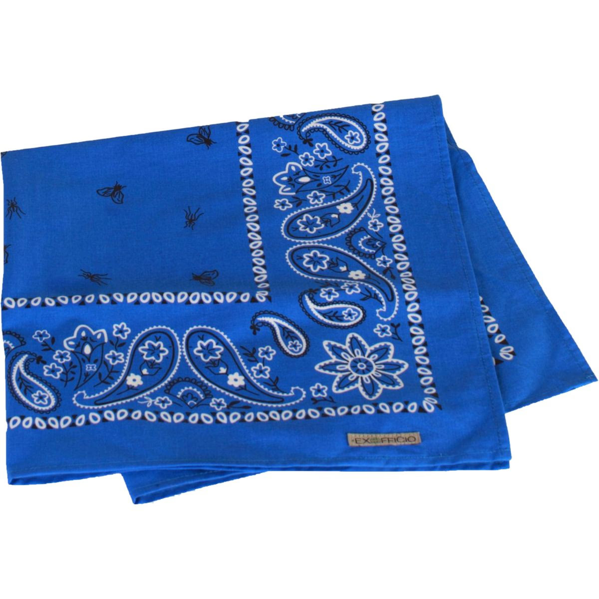 ExOfficio BugsAway Paisley Bandana Cobalt, One Size | Backcountry.com