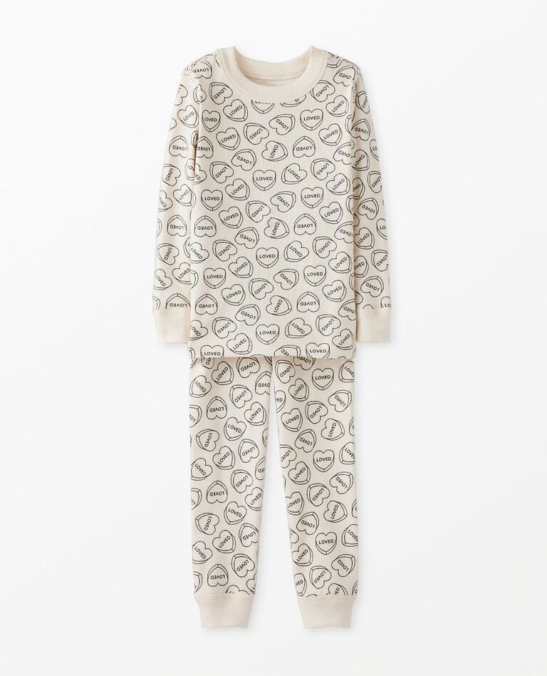 Valentines Print Long John Pajama Set | Hanna Andersson