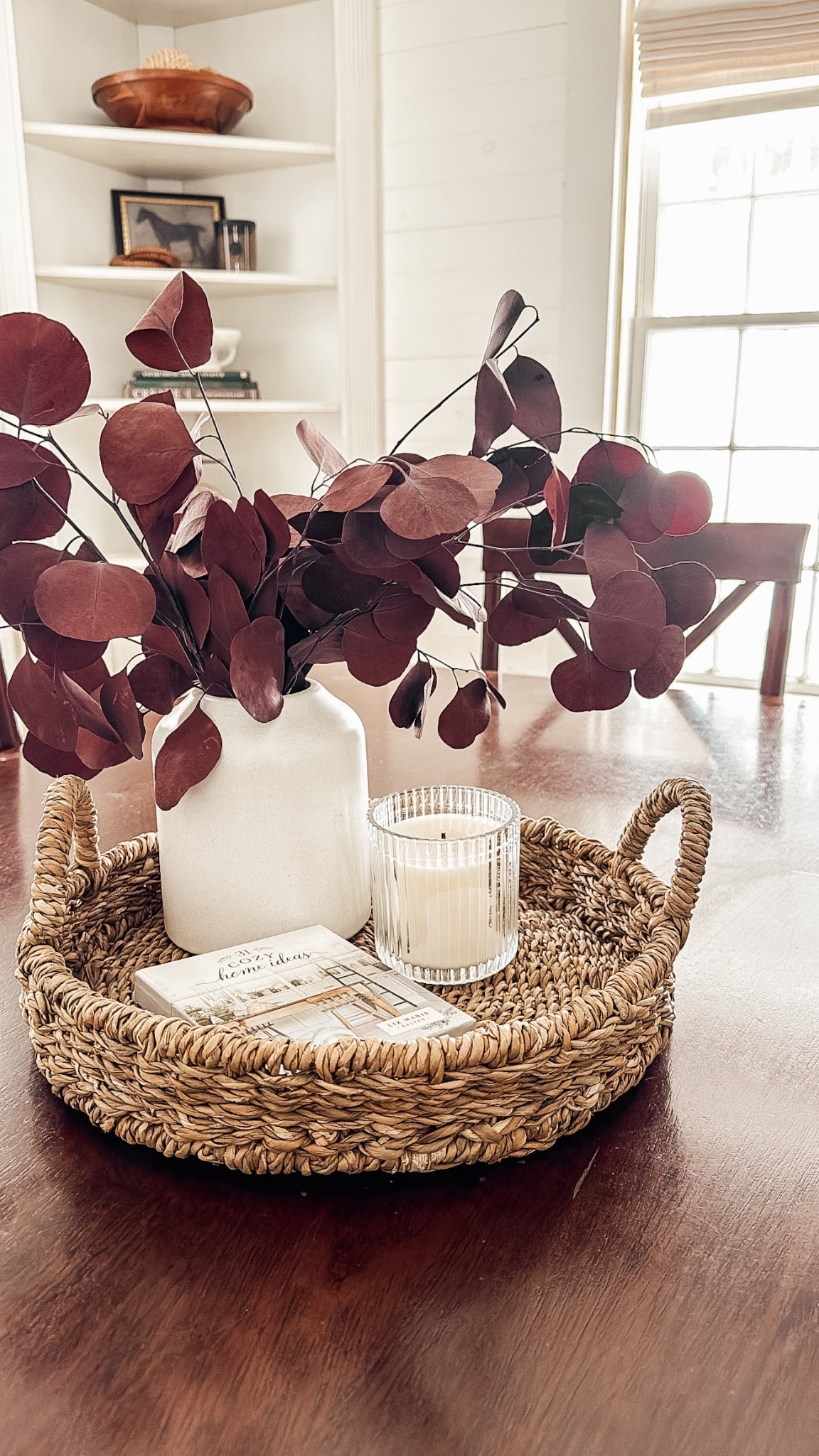 Cozy home moments 🤍

Create cozy moments around your home to make it feel warm and inviting. A vase with dried flowers, candles and a book. A chair with pattered pillows and throws. Stay cozy! 

#LTKHome #LTKSeasonal