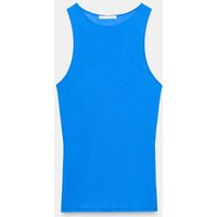 Zara - Supima® Sleeveless T-Shirt - Electric Blue - L - Woman | Zara US