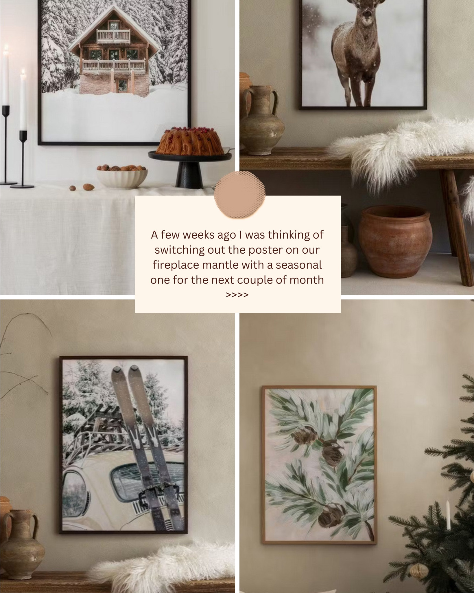 Winter/Christmas prints from DESENIO & POSTER STORE. Get 45 % OFF with my code: ccMACGREGOR45