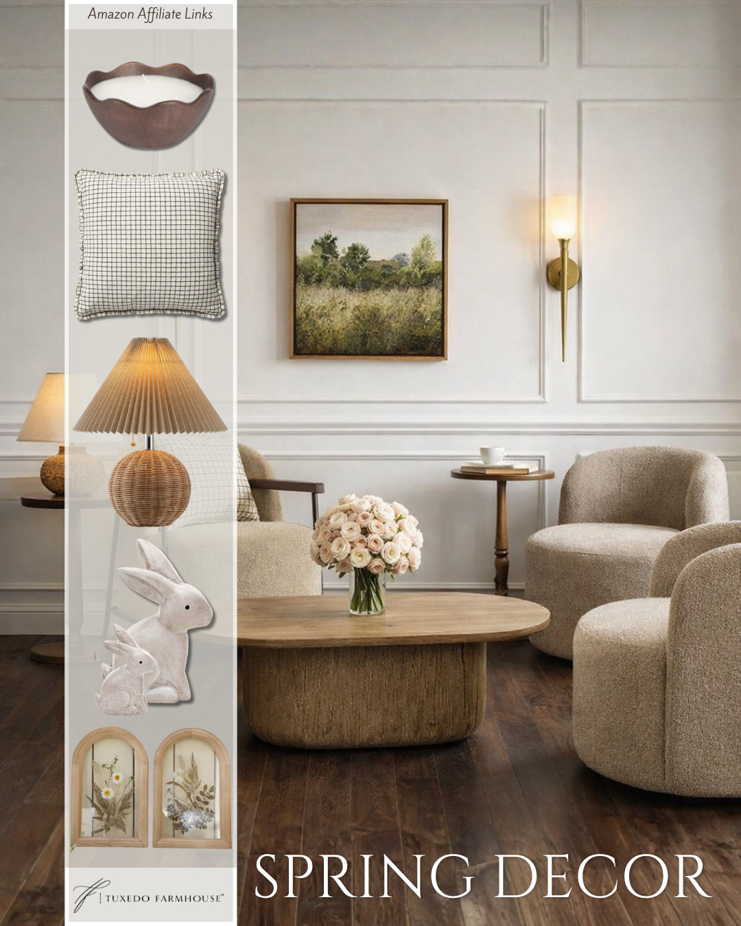 Freshen up your space with these chic spring décor finds that feel light, effortless, and beautifully inviting. Soft textures, warm finishes, and timeless accents come together to create a look that feels refreshed without being overdone. Perfect for welcoming the season and adding a touch of calm elegance to everyday living. #SpringDecor

Seasonal, home decor, accent chairs, rugs, wall art, frames, pillows, lamps, baskets, candles, books, coffee tables, ottomans, trays, bowls, consoles, accent tables
 

 #LTKSeasonal #LTKHome