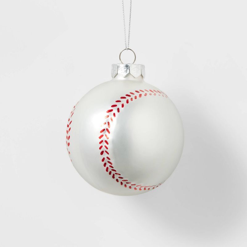 Glass Baseball Christmas Tree Ornament - Wondershop™ | Target