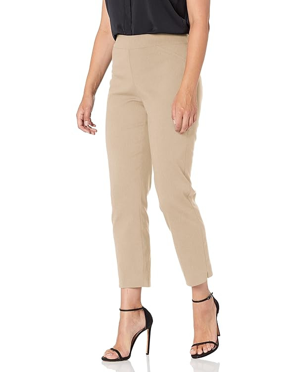 Briggs New York Women's Super Stretch Millennium Slimming Pull-on Ankle Pant | Amazon (US)