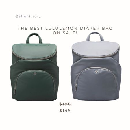 The best diaper bag is on sale!! I have this lululemon diaper bag backpack in black and love it. It is so much lighter than the Dagne Dover backpack and easy to clean. So many pockets. I spilled milk in mine and threw it in the washing machine and it’s good as new!

Diaper bag backpack , large diaper bag , baby registry essentials , lululemon backpack , gifts for new moms , baby essentials 

#LTKbaby #LTKitbag #LTKkids