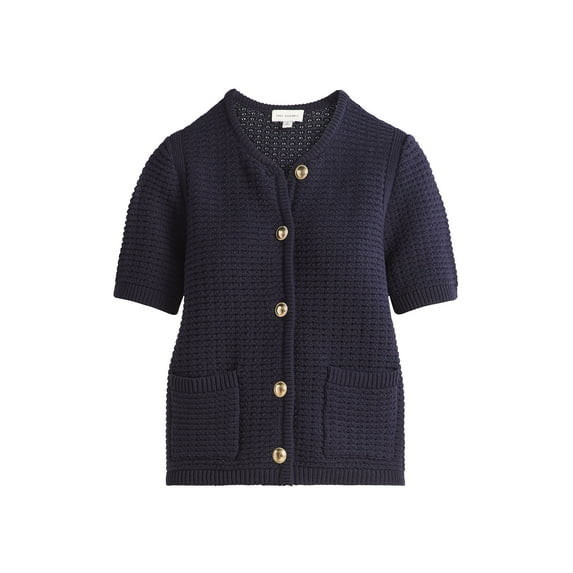 Free Assembly Women's and Women's Plus Crochet Cardigan Sweater, Lightweight, Size XS-4X | Walmart (US)