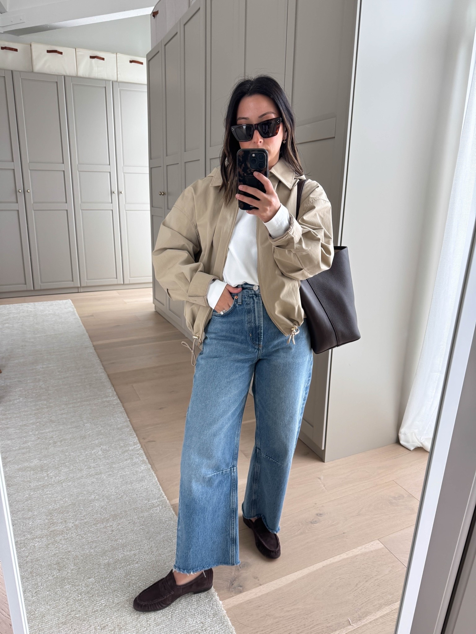 Love this little hooded jacket. Hood is removable so getting a 2 in 1. Cinches at the waist. Wearing the xs. Can’t be the price

Aritzia tee small
Zara jacket xs
Citizens of Humanity Miro jeans 24 - cut hems  
Sam Edelman loafers 5
Quince bucket bag small 
Celine sunglasses
Dorsey James necklace 15”
Electric picks earrings

#LTKPetite #LTKOver40 #LTKmomlife