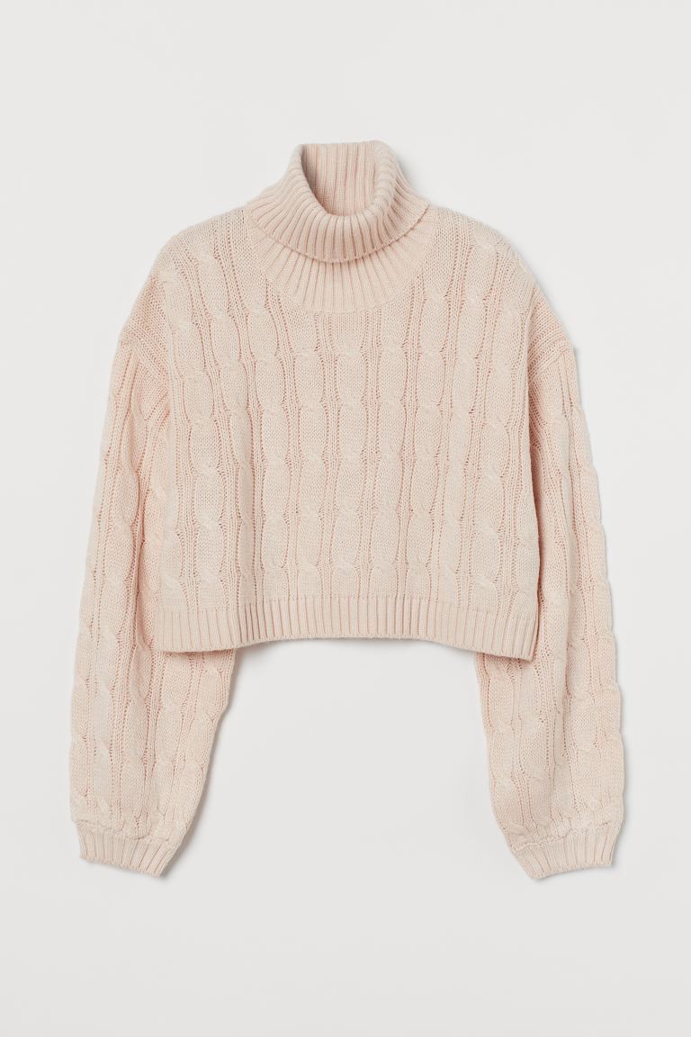 Cable-knit Turtleneck Sweater | H&M (US + CA)