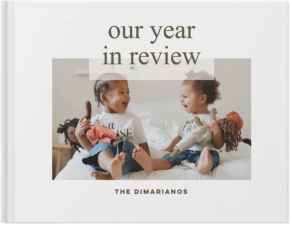 Photo Books: Modern Year In Review Photo Album Photo Book, 11X14, Hard Cover - Glossy, Standard Pages | Shutterfly