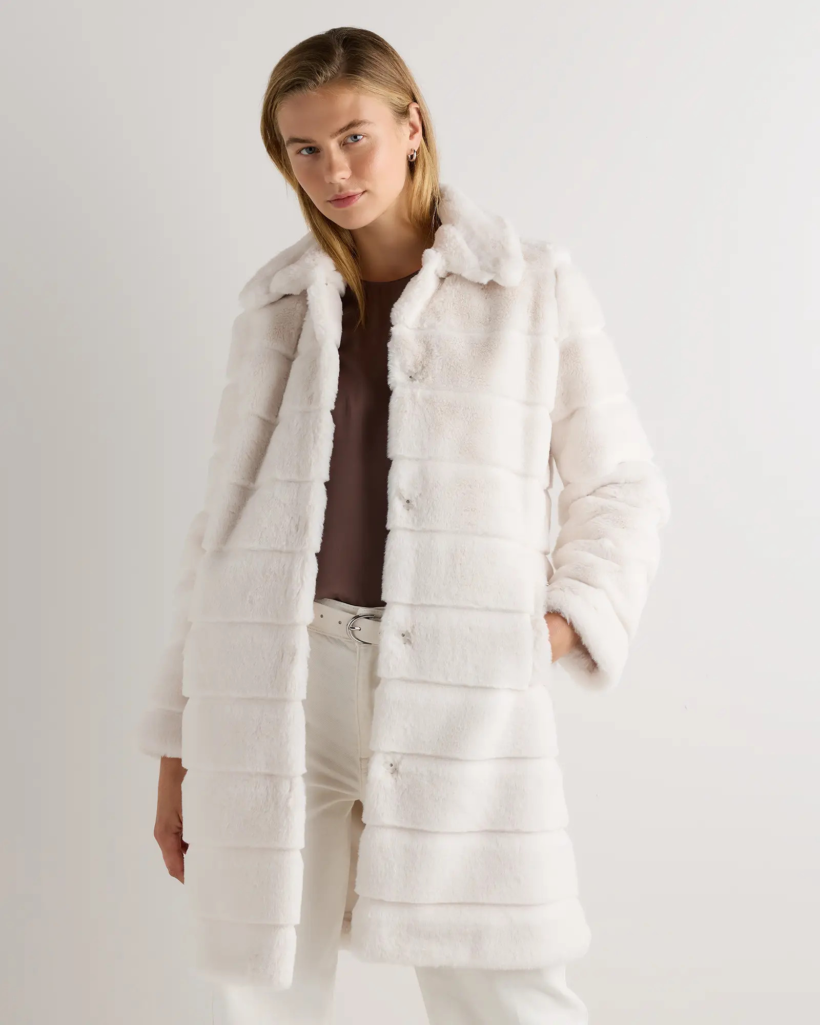 Faux Fur Long Coat | Quince