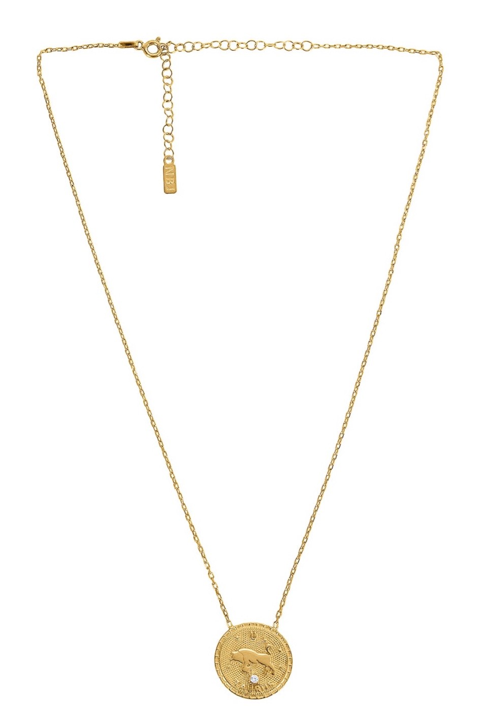 14k gold plated over sterling silver with cubic zirconia vintage zodiac necklace

#LTKunder100
